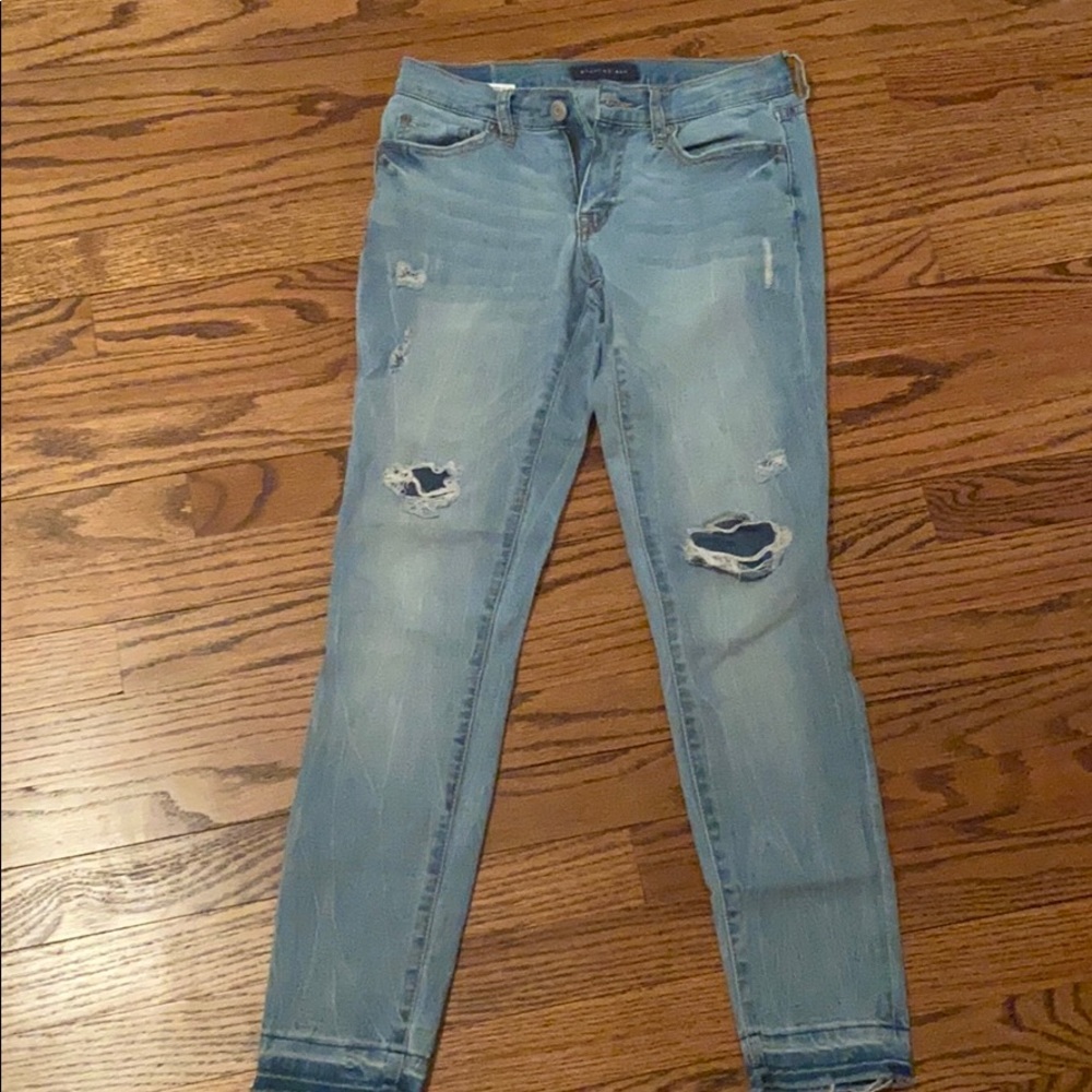 Light wash jeans